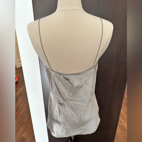 T Alexander Wang Velvet Silver tank XS - Picture 3 of 4